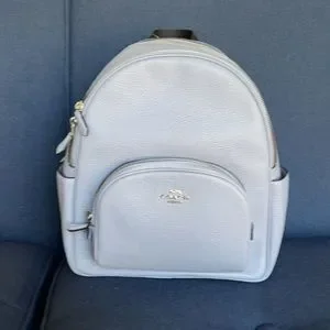 Coach | Bags | Coach Court Backpack Color Silvertwilight 